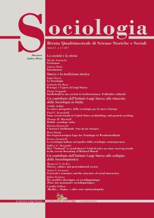 Cover of the book Sociologia n.2/2017 by Paolo Carlotti, Alessandro Camiz, Giuseppe Strappa
