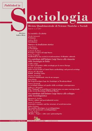 Book cover of La sociologia italiana nel quadro della sociologia contemporanea