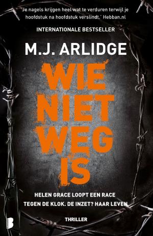 Book cover of Wie niet weg is