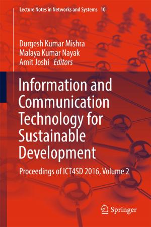 Cover of the book Information and Communication Technology for Sustainable Development by Ayesha Khalid, Goutam Paul, Anupam Chattopadhyay