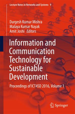 Cover of the book Information and Communication Technology for Sustainable Development by Shenglin Zhao, Michael R. Lyu, Irwin King