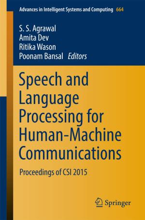 Cover of the book Speech and Language Processing for Human-Machine Communications by Ai-Guo Wu, Ying Zhang