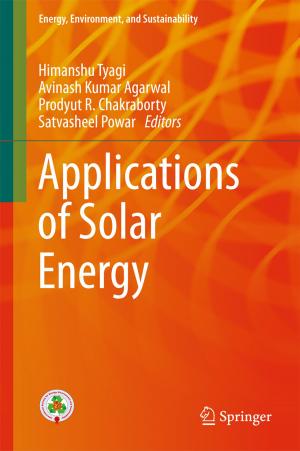 Cover of the book Applications of Solar Energy by Shenglin Ben, Jiefang Yu, Yue Gu, Jiamin Lv, Lijun Zhang, Huichao Gong, Hanting Gu, Qi Shuai