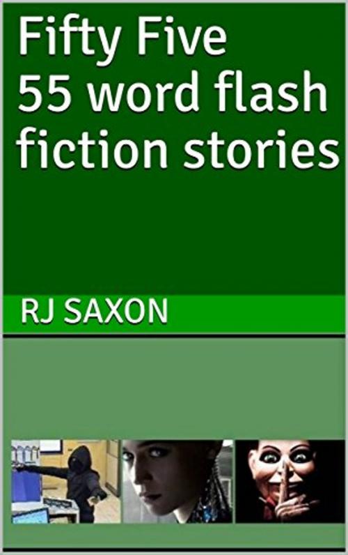 Cover of the book Fifty Five 55 word flash fiction stories by RJ Saxon, RJ Saxon