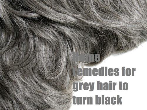 Cover of the book Home remedies for grey hair to turn black by VT, VT