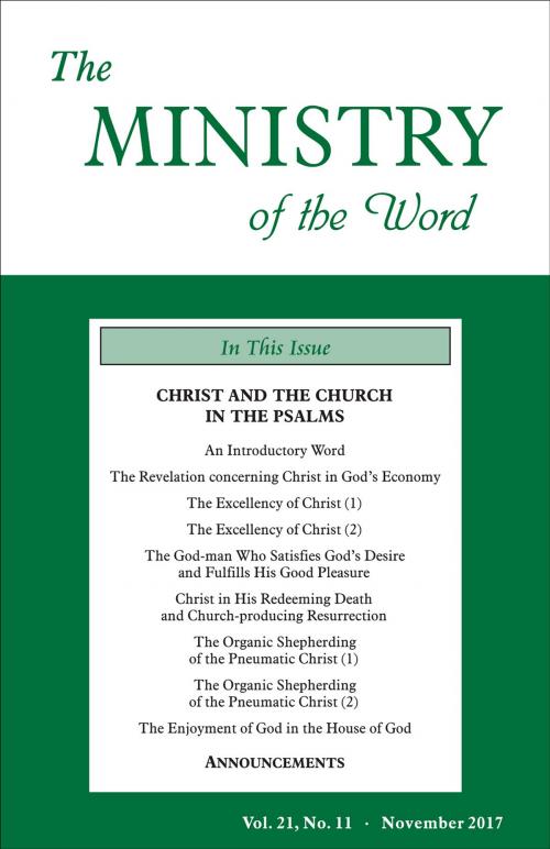 Cover of the book The Ministry of the Word, Vol. 21, No. 11 by Various Authors, Living Stream Ministry