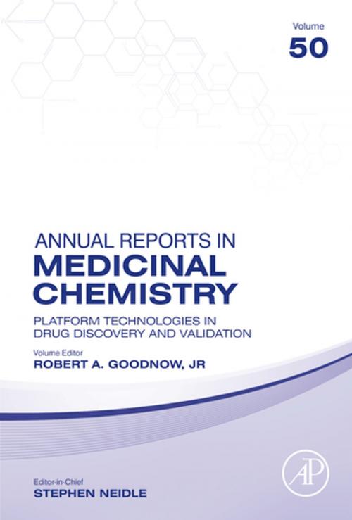 Cover of the book Platform Technologies in Drug Discovery and Validation by Robert A. Goodnow, Elsevier Science