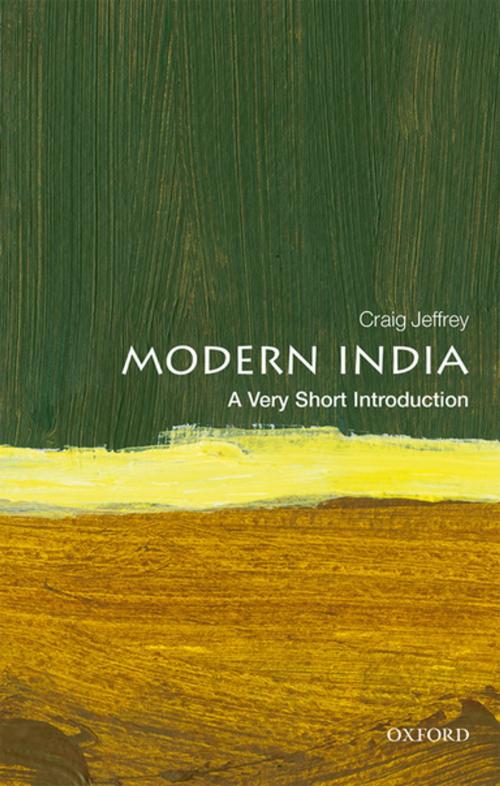 Cover of the book Modern India: A Very Short Introduction by Craig Jeffrey, OUP Oxford