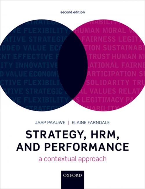 Cover of the book Strategy, HRM, and Performance by Elaine Farndale, Jaap Paauwe, OUP Oxford