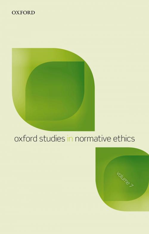 Cover of the book Oxford Studies in Normative Ethics, Vol 7 by , OUP Oxford