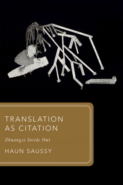 Cover of the book Translation as Citation by Haun Saussy, OUP Oxford