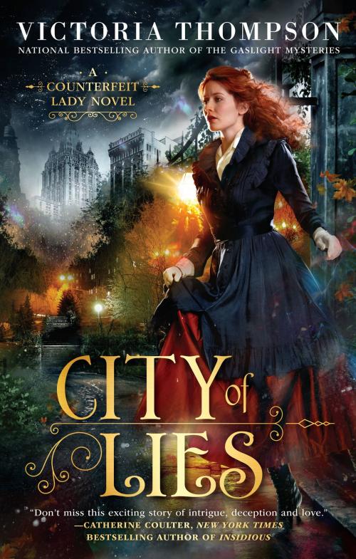 Cover of the book City of Lies by Victoria Thompson, Penguin Publishing Group