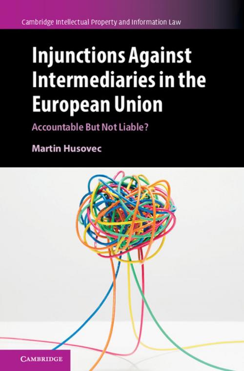 Cover of the book Injunctions Against Intermediaries in the European Union by Martin Husovec, Cambridge University Press