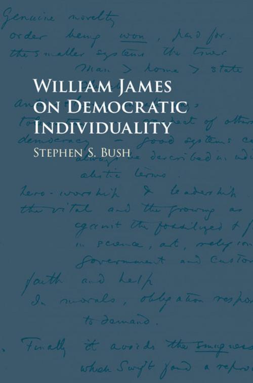 Cover of the book William James on Democratic Individuality by Stephen S. Bush, Cambridge University Press