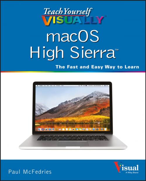 Cover of the book Teach Yourself VISUALLY macOS High Sierra by Paul McFedries, Wiley