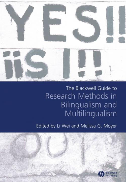 Cover of the book The Blackwell Guide to Research Methods in Bilingualism and Multilingualism by , Wiley