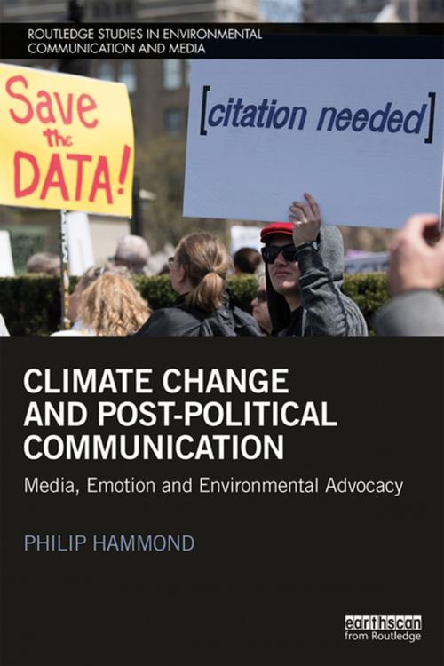 Cover of the book Climate Change and Post-Political Communication by Philip Hammond, Taylor and Francis