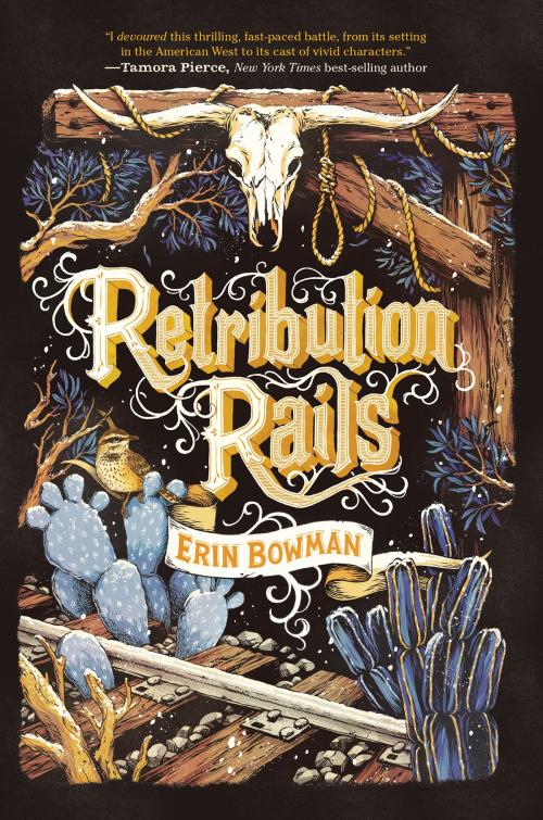Cover of the book Retribution Rails by Erin Bowman, HMH Books