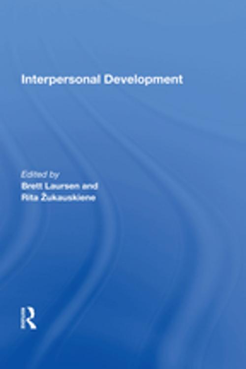 Cover of the book Interpersonal Development by Rita Zukauskiene, Taylor and Francis