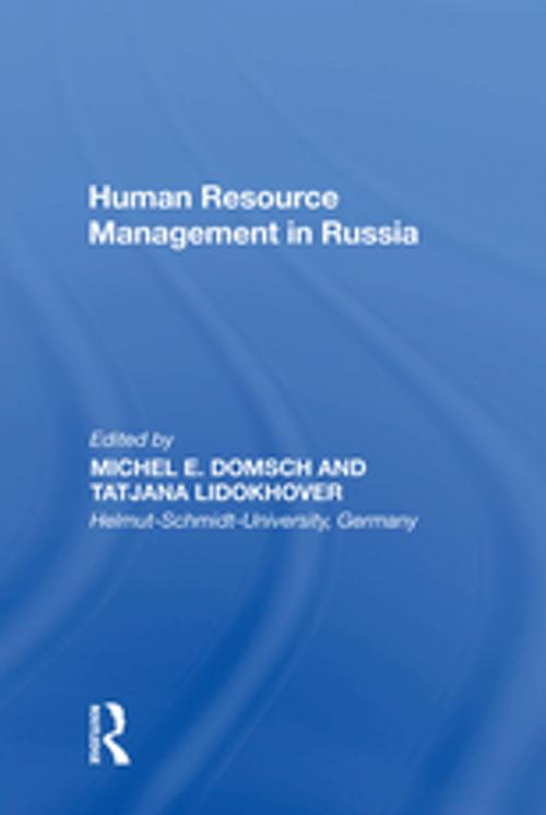 Cover of the book Human Resource Management in Russia by Michel E. Domsch, Taylor and Francis