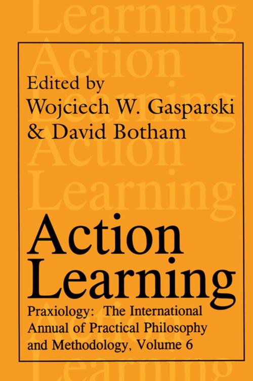 Cover of the book Action Learning by Wojciech W. Gasparski, Taylor and Francis