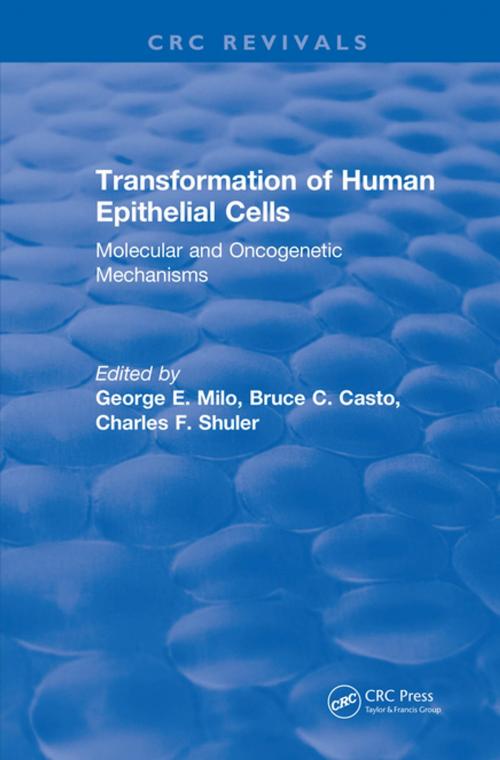 Cover of the book Transformation of Human Epithelial Cells (1992) by George E Milo, Bruce C Casto, Charles F Shuler, CRC Press