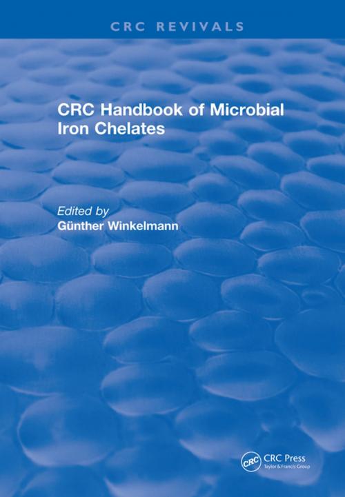 Cover of the book Handbook of Microbial Iron Chelates (1991) by Gunther Winkelmann, CRC Press