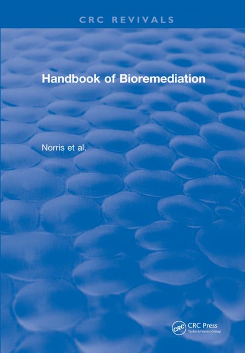 Cover of the book Handbook of Bioremediation (1993) by Robert D. Norris, CRC Press
