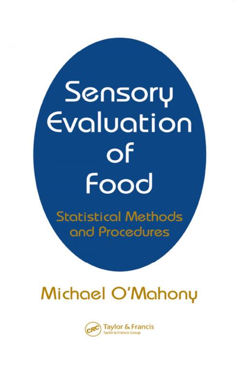 Cover of the book Sensory Evaluation of Food by Michael O'Mahony, CRC Press