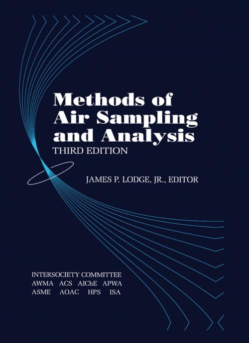 Cover of the book Methods of Air Sampling and Analysis by Jr., James P. Lodge, CRC Press