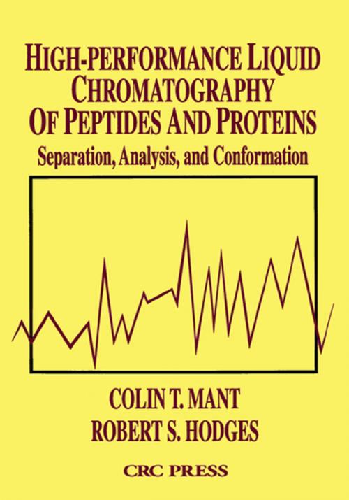 Cover of the book High-Performance Liquid Chromatography of Peptides and Proteins by , CRC Press