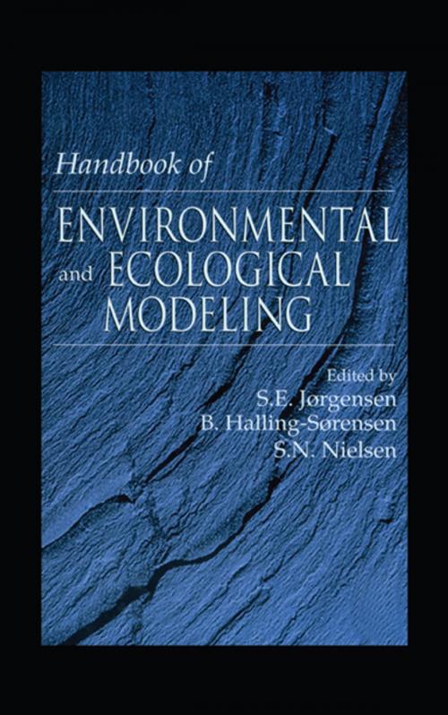 Cover of the book Handbook of Environmental and Ecological Modeling by Sven E. Jorgensen, CRC Press