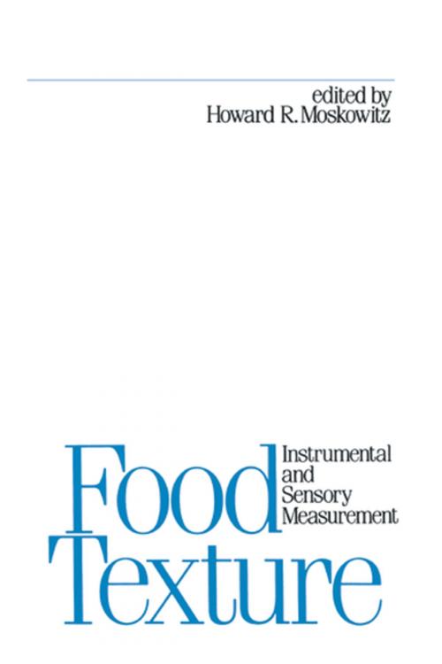 Cover of the book Food Texture by Moskowitz, CRC Press