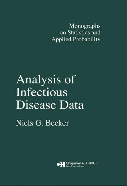 Cover of the book Analysis of Infectious Disease Data by N.G. Becker, CRC Press