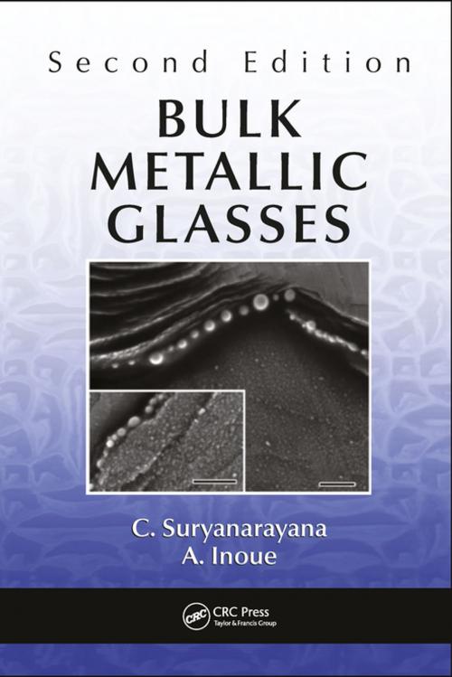 Cover of the book Bulk Metallic Glasses by C. Suryanarayana, A. Inoue, CRC Press