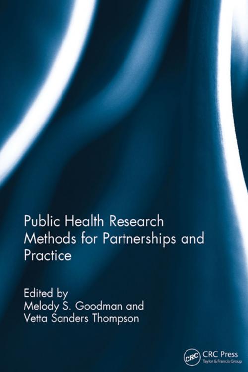 Cover of the book Public Health Research Methods for Partnerships and Practice by , Taylor and Francis