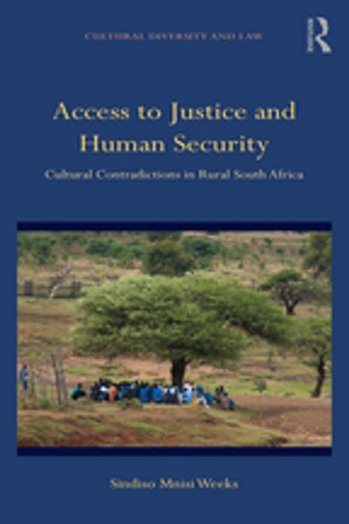 Cover of the book Access to Justice and Human Security by Sindiso Mnisi Weeks, Taylor and Francis