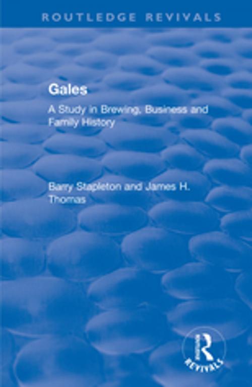 Cover of the book Gales by Barry Stapleton, James H. Thomas, Taylor and Francis