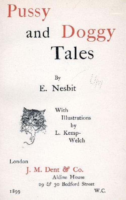 Cover of the book Pussy and Doggy Tales, Illustrated by Edith Nesbit, Seltzer Books