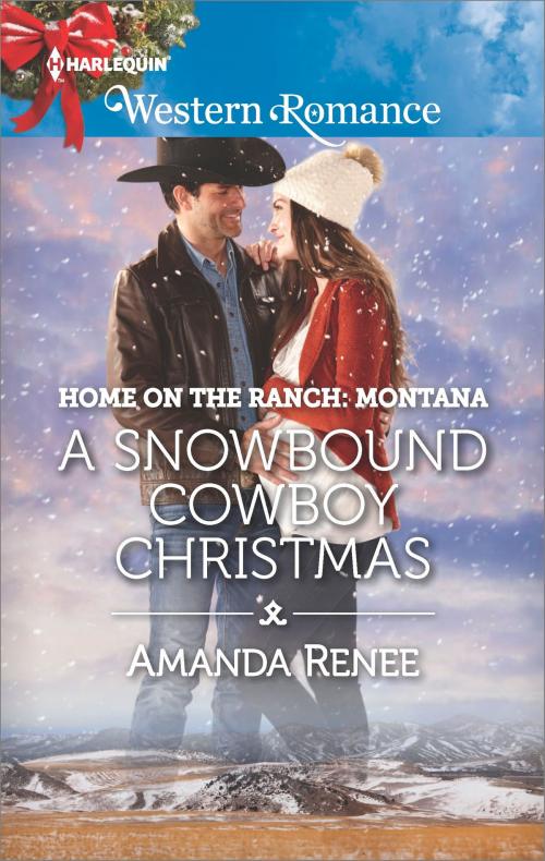 Cover of the book A Snowbound Cowboy Christmas by Amanda Renee, Harlequin
