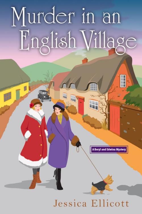 Cover of the book Murder in an English Village by Jessica Ellicott, Kensington Books