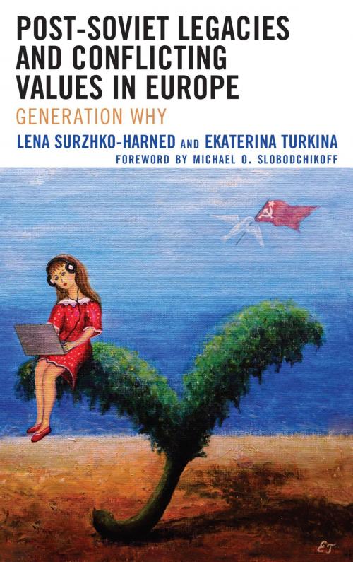 Cover of the book Post-Soviet Legacies and Conflicting Values in Europe by Lena Surzhko-Harned, Ekaterina Turkina, Lexington Books