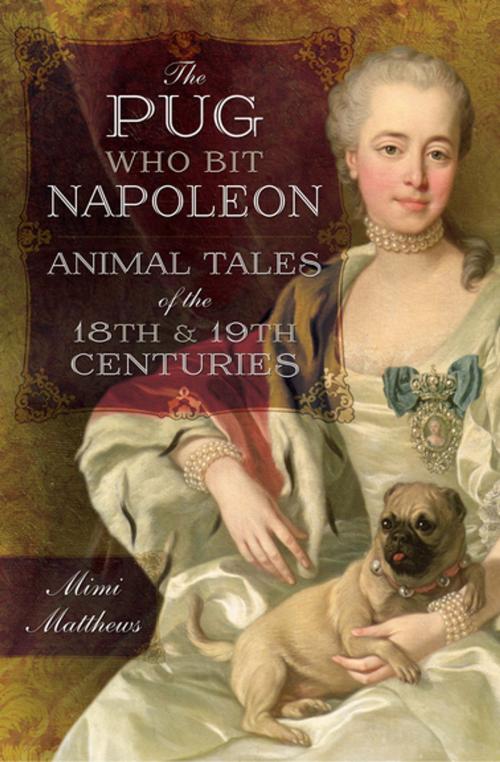 Cover of the book The Pug Who Bit Napoleon by Mimi Matthews, Pen & Sword Books