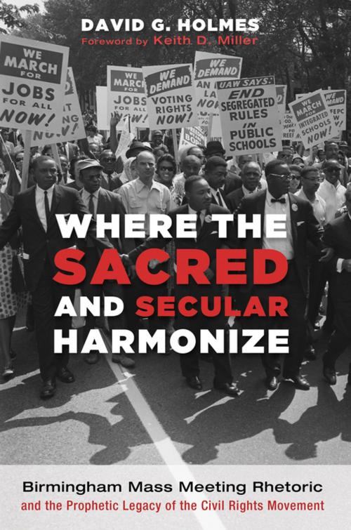 Cover of the book Where the Sacred and Secular Harmonize by David G. Holmes, Wipf and Stock Publishers