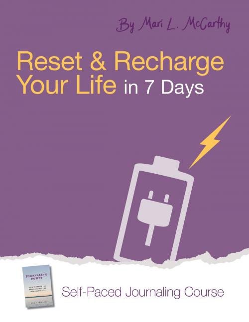 Cover of the book Reset and Recharge Your Life in 7 Days by Mari L. Mccarthy, BookBaby
