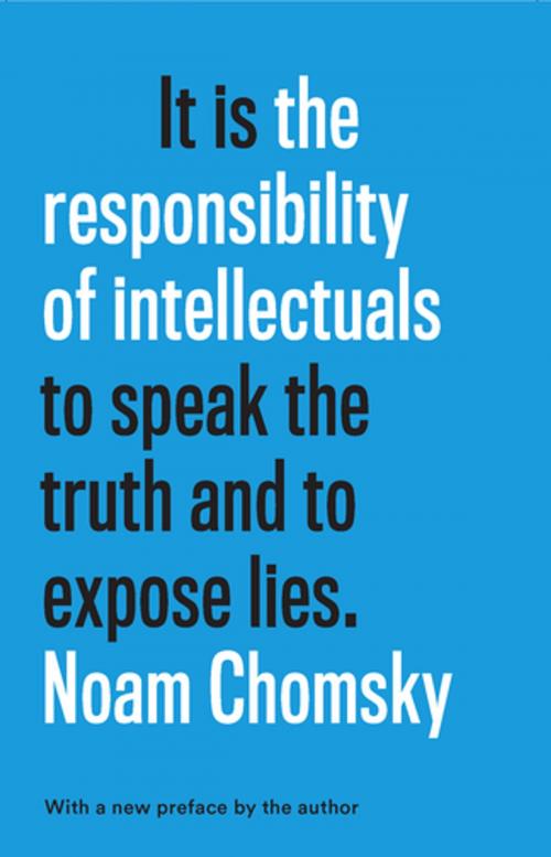 Cover of the book The Responsibility of Intellectuals by Noam Chomsky, The New Press
