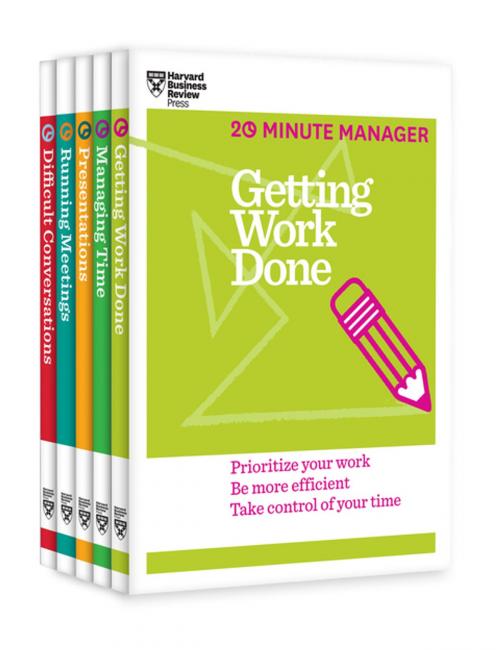 Cover of the book The HBR Essential 20-Minute Manager Collection (5 Books) (HBR 20-Minute Manager Series) by Harvard Business Review, Harvard Business Review Press