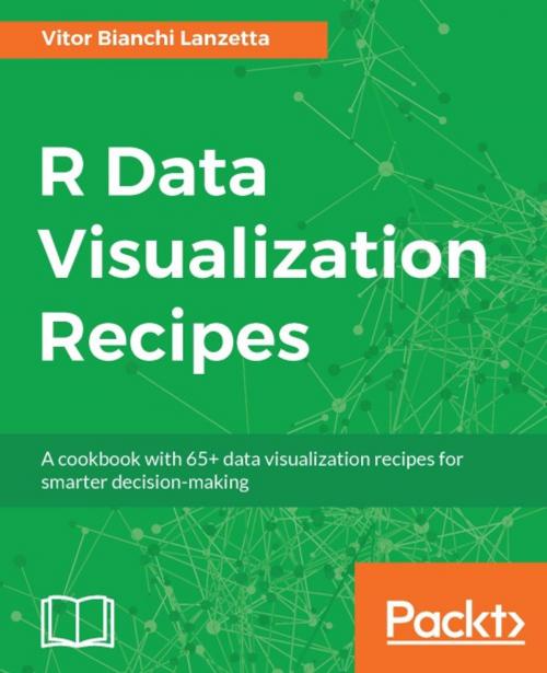 Cover of the book R Data Visualization Recipes by Vitor Bianchi Lanzetta, Packt Publishing