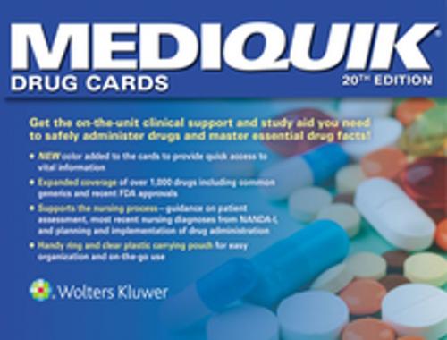 Cover of the book MediQuik Drug Cards by LWW, Carla Vitale, Wolters Kluwer Health