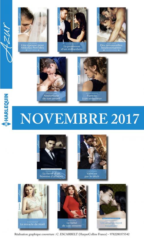 Cover of the book 10 romans Azur + 1 gratuit (n°3885 à 3894-Novembre 2017) by Collectif, Harlequin